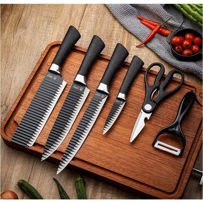 6 pcs Kitchen Knife Set