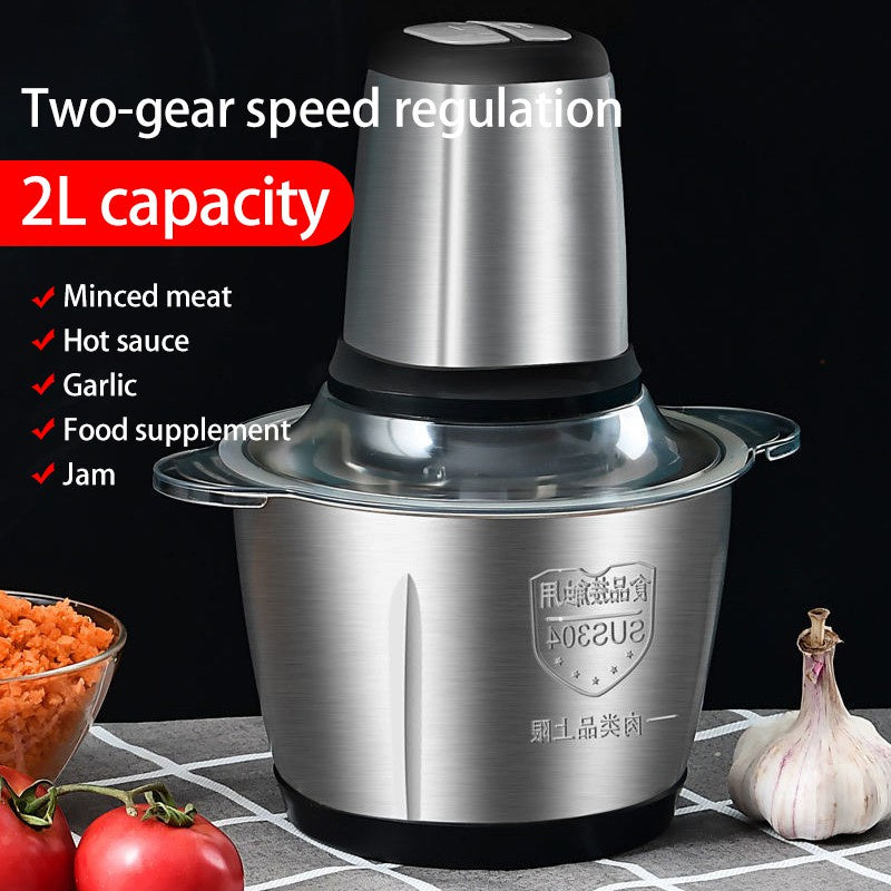 Electric Meat Grinder Stainless Steel Chopper and Blender