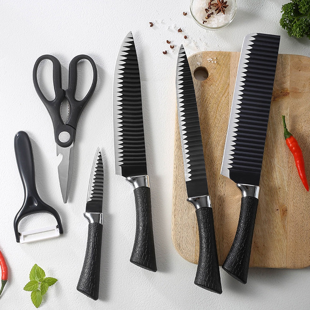 6 pcs Kitchen Knife Set