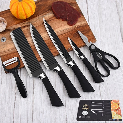 6 pcs Kitchen Knife Set