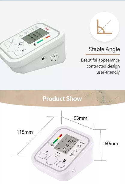 Electronic Digital Automatic Arm Blood Pressure Monitor