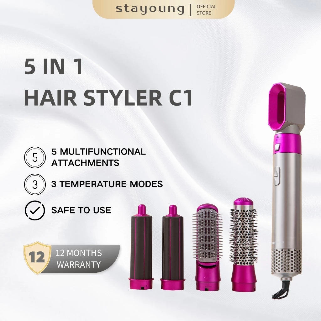 5 IN 1 HAIR DRYER STYLING TOOL