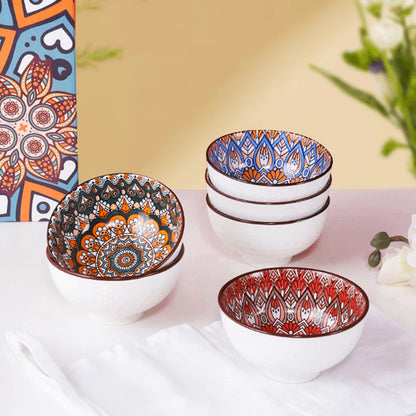 Bohemian Style Ceramic Rice Bowl