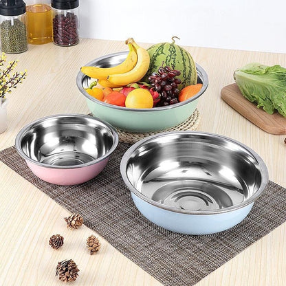 5pcs Stainless Steel Kitchen Basin